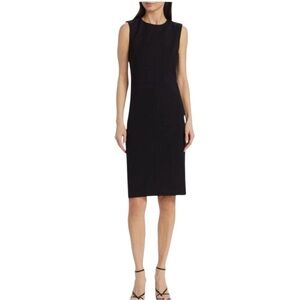 NWT Vince Seamed-Front Sheath Black Dress – Sz 4